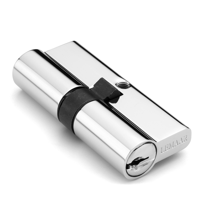 Lemaar 70mm Satin Chrome 6 Pin Double Euro Cylinder Lock