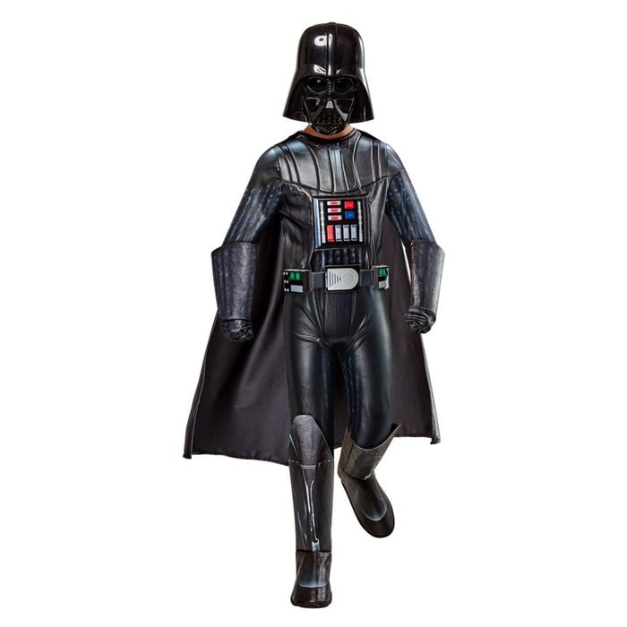 5pc Darth Vader Premium Costume S Jumpsuit w/ Mask/Gloves Set Kids/Children 7-8y