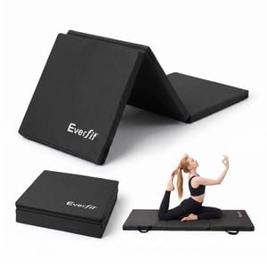 Everfit Folding Gymnastics Mats Black