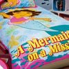Disney Dora The Explorer Quilt Cover Set Mermaid Single