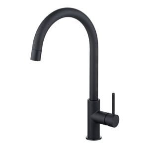 Mondella 25mm Matte Black Resonance Side Lever Dual Function Sink Mixer