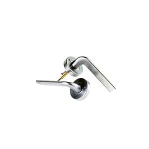 Lockwood 63mm Satin Chrome Velocity Glide Privacy Leverset
