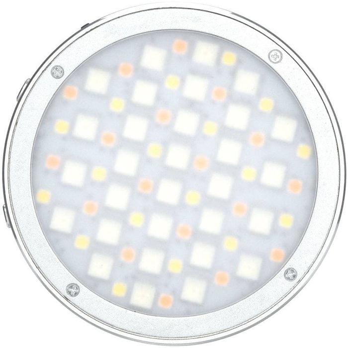 Godox R1 Round Rgb Led Light - Silver