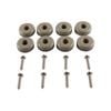 Surface Gard 25mm Slide Glides With Screws - 8 Pack