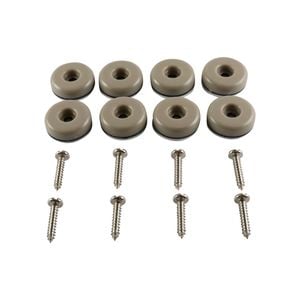 Surface Gard 25mm Slide Glides With Screws - 8 Pack