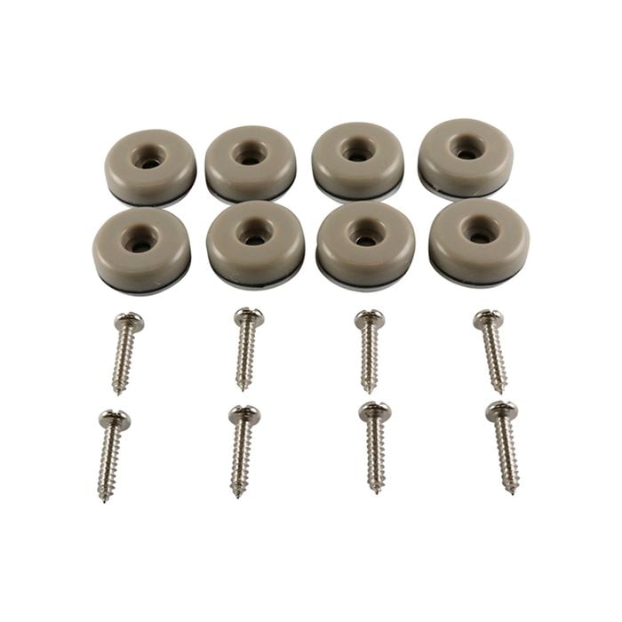 Surface Gard 25mm Slide Glides With Screws - 8 Pack