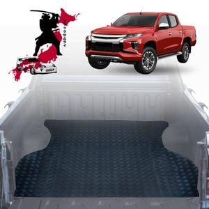 Black Samurai UTE Tub Mat Tray Liner for Mitsubishi Triton Double Cab 2024 - Current (LC/MV)