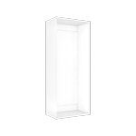 Lugna 1536 x 600 x 380mm White Cabinet Shell