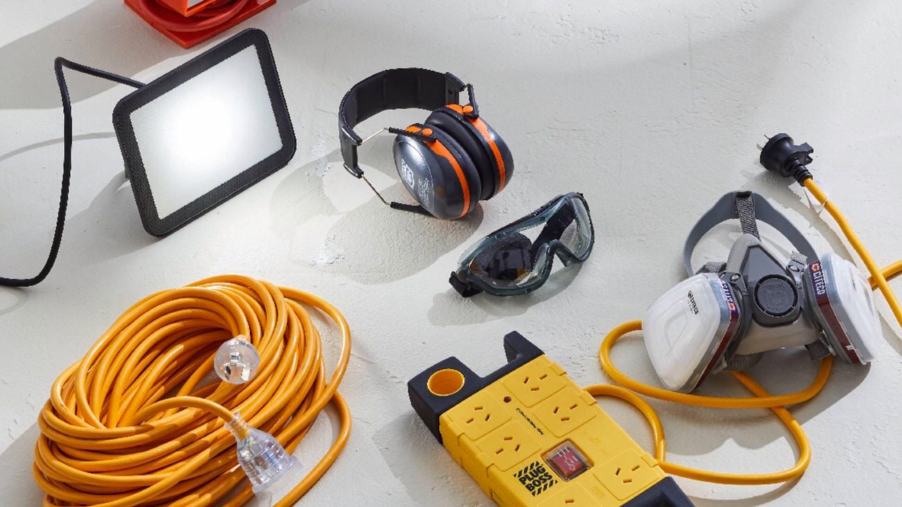 A flat lay shoot of winter site needs products on a white background. Photo credit: Nigel Lough