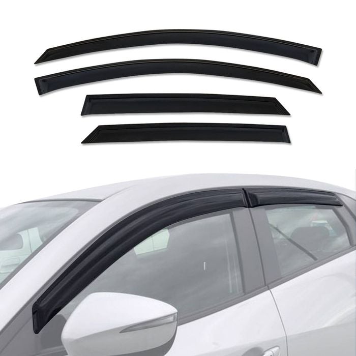 AUSGO Luxury Weather Shields for Mazda CX3 CX-3 2015-Onwards Weathershields Window Visors Wind Deflectors