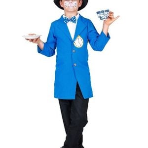 Very Late Boys White Rabbit Wonderland Character Costume - Small
