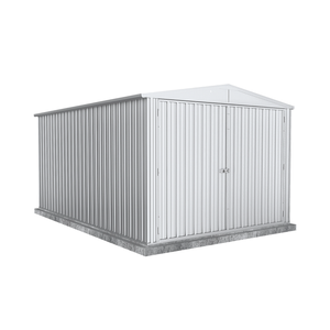 Absco Sheds 3.0 x 4.48 x 2.30m Zincalume Highlander Three Door Garden Shed