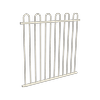 ProtectorAl 350 - 1200 x 1200mm Surfmist Aluminium Loop Top Pool Fence Panel