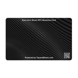 Tap and Share Executive Contactless Sharing Smart NFC Business Card With Dynamic QR Code