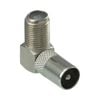 Antsig PAL Plug - F Socket Right Angle