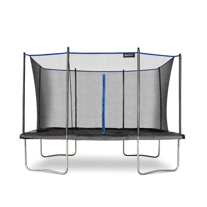 Plum Play Au 12x8ft Rectangular Trampoline Springsafe Enclosure & Pvc Padding