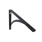 Carinya 250 x 200 x 20 x 3mm Black Satin Arch Stayed Bracket