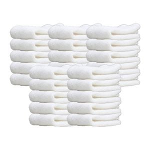25PK Jason Commercial J-Dry Supreme Face Washer 33x33cm - White