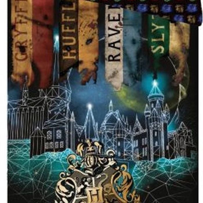 Harry Potter House Flags Cotton Quilt Cover Set - Single Bed Size