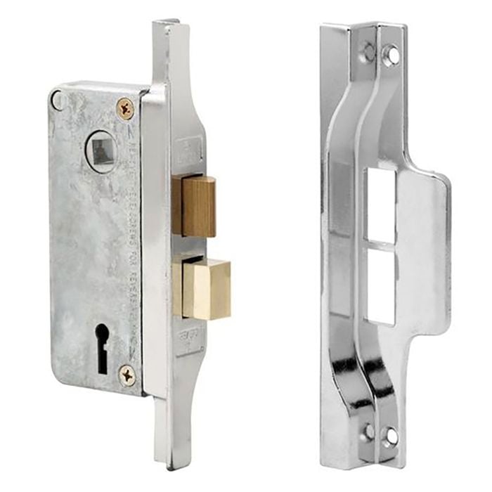 Lockwood 30mm Satin Chrome Mortice Rebated Lock