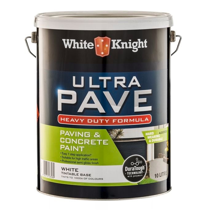 White Knight 10L White Ultra Pave Heavy Duty Paving Paint