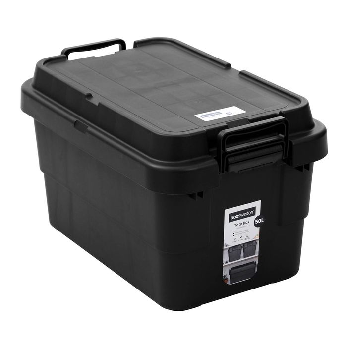 Boxsweden 50L Grey Tote Box