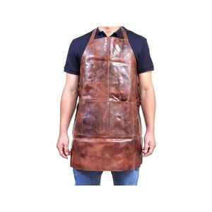 Pierre Cardin Professional Leather Apron - Cognac