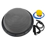 Powertrain Fitness Yoga Ball Home Gym Workout Balance Trainer Grey