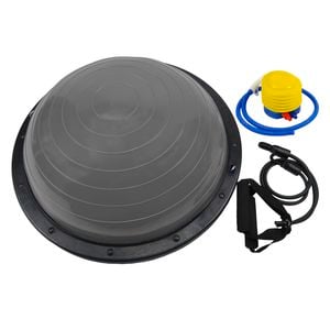 Powertrain Fitness Yoga Ball Home Gym Workout Balance Trainer Grey