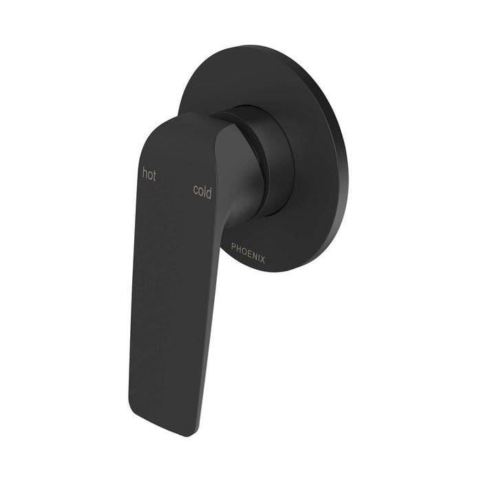 Phoenix Lead Free Matte Black Aplo Shower / Wall Mixer