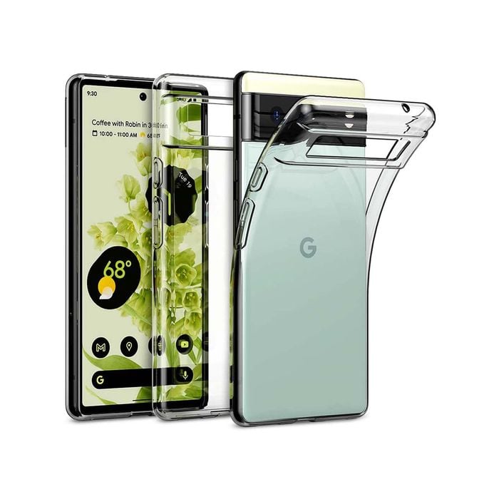 MEZON Google Pixel 6a (6.1") Ultra Slim Clear TPU Gel Back Case