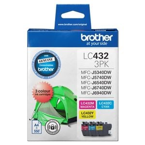 LC432 Colour Value Pack - 1 Cyan, 1 Magenta, 1 Yellow