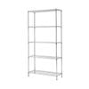 Artiss 5-tier Kitchen Rack Shelf Shelving 90x35x182cm Adjustable Metal Storage Shelves Silver
