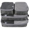 Travelon Set of 4 Packing Cubes in Charcoal