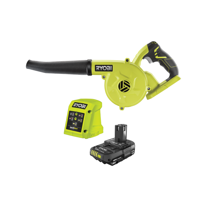 Ryobi 18V ONE+ 2.0Ah Workshop Blower Kit