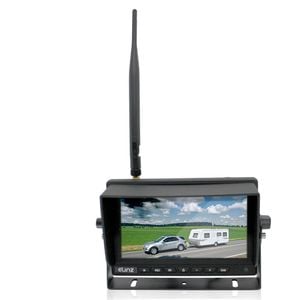 Elinz 2CH Digital Wireless 7" DVR Splitscreen Monitor  12V 24V Car Caravan Truck Trailer - 7.0"
