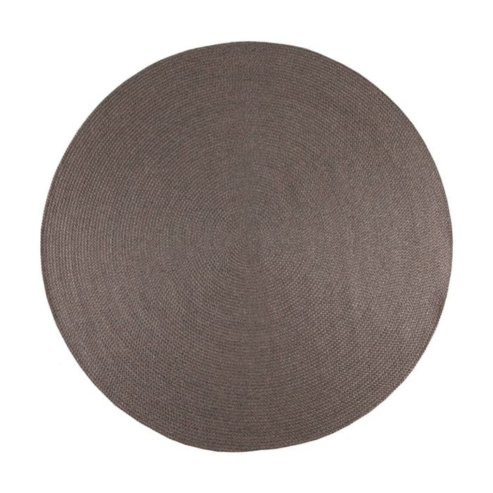 Colorscope seasons stripe contemporary indoor outdoor rug slate 250x250cm