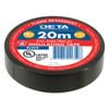 DETA 20m 18mm Black Flame Retardant PVC Tape
