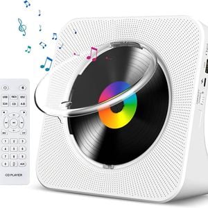 Portable Cd Boombox With Usb And Fm Radio