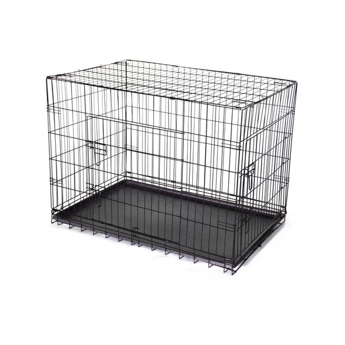 Yes4pets 24' Collapsible Metal Dog Puppy Crate Puppy Cage Cat Rabbit Carrier