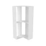 Lugna 2048 x 900 x 580mm White Corner Cabinet - White