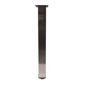 Adoored 40 x 400mm Brushed Nickel Metal Furniture Leg