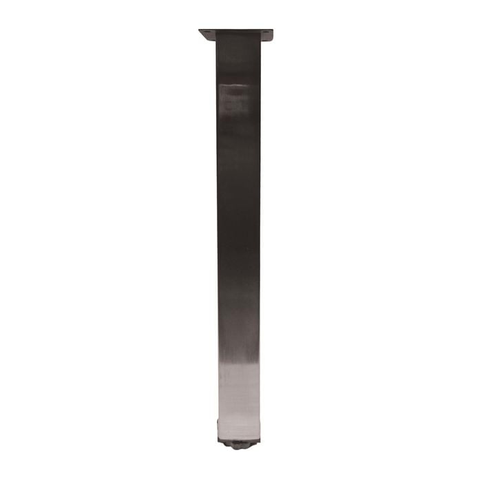 Adoored 40 x 400mm Brushed Nickel Metal Furniture Leg