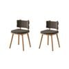 Natural Signature Single Raw Natural Subway Dining Chairs (Box of 2)