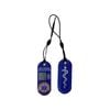 Blue Smart Nfc Emergency Medical Information Keyring With Passive Geolocation Tracking System