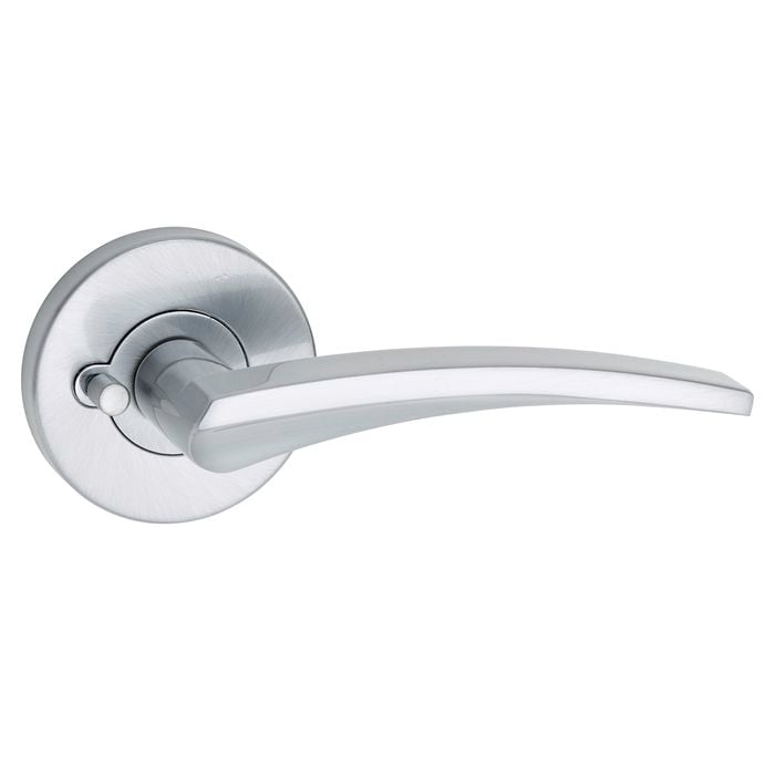 Gainsborough Satin Chrome G4 Series Olive Privacy Leverset