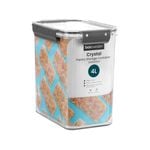 Boxsweden Crystal 4l/21cm Pantry Storage Container - Clear