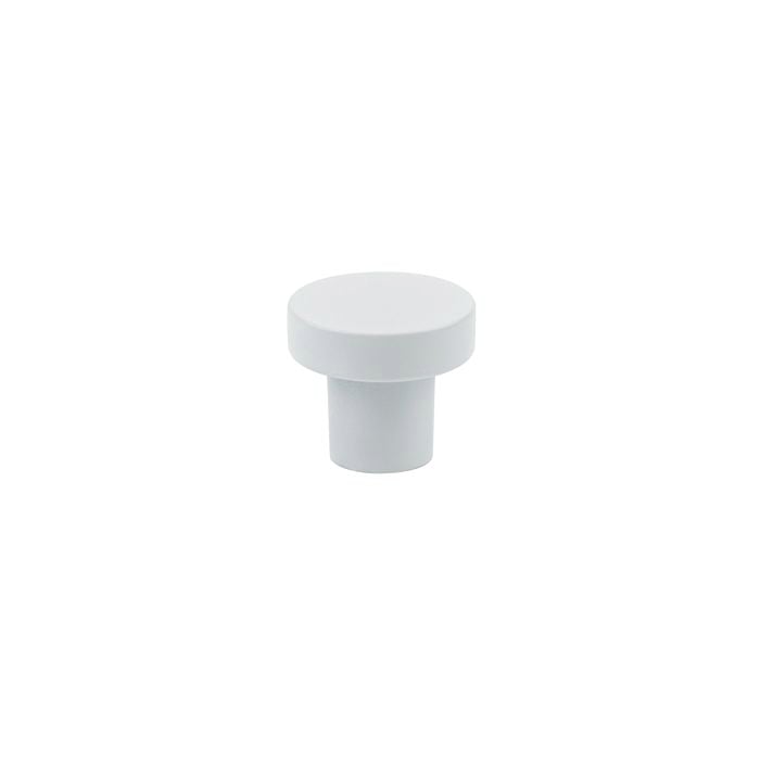 Sylvan 28mm White Upton Knob - 6 Pack