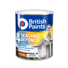 British Paints 4 Seasons Defence 1L Black Low Sheen Exterior Paint