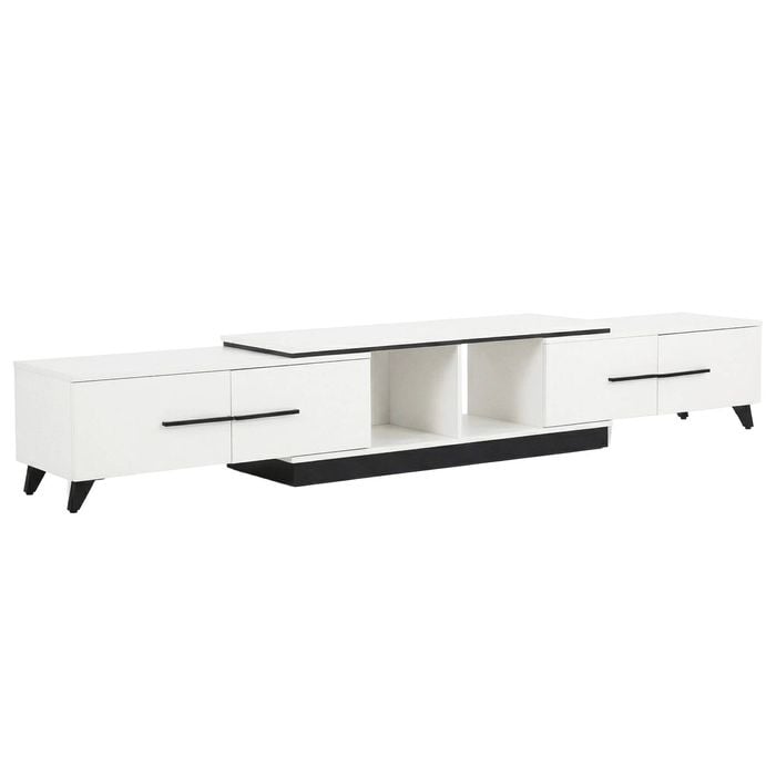 Artiss Tv Unit White 190-260cm